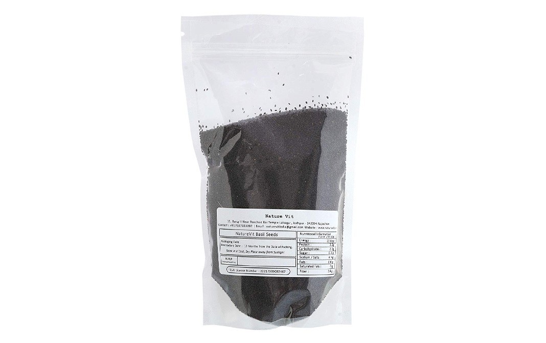 Nature Vit Basil Seeds    Pack  900 grams